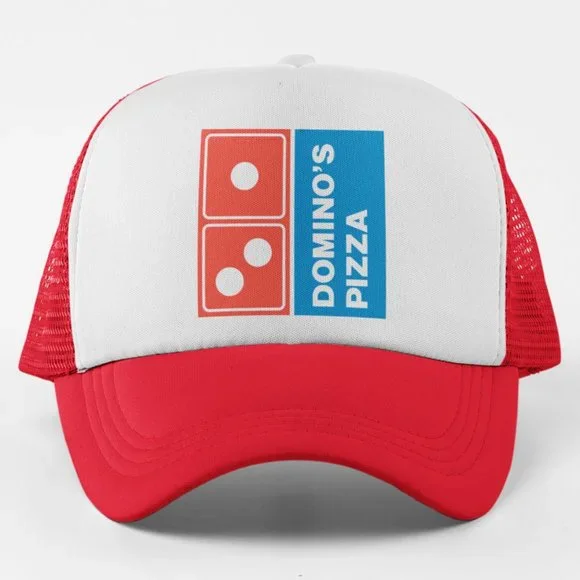 Accessories New Dominos Pizza 1975 Logo Foam Trucker Mesh